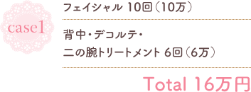 ダイヤモンドピール60代の事例