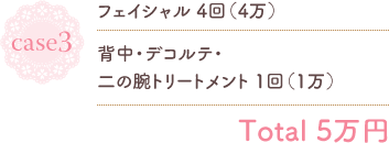 ダイヤモンドピール60代の事例