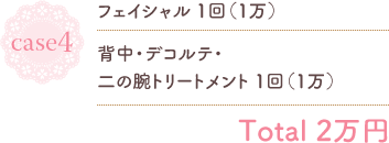 ダイヤモンドピール60代の事例